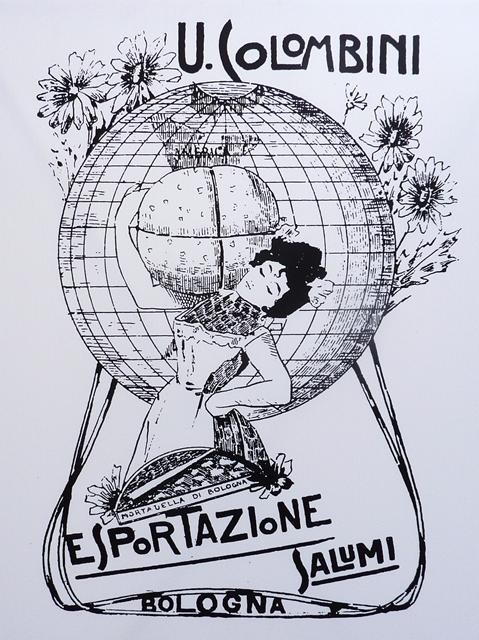 Pubblicità del salumificio Colombini