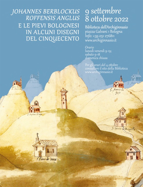 cover of Johannes Berblockus Roffensis Anglus e le pievi bolognesi in alcuni disegni del cinquecento