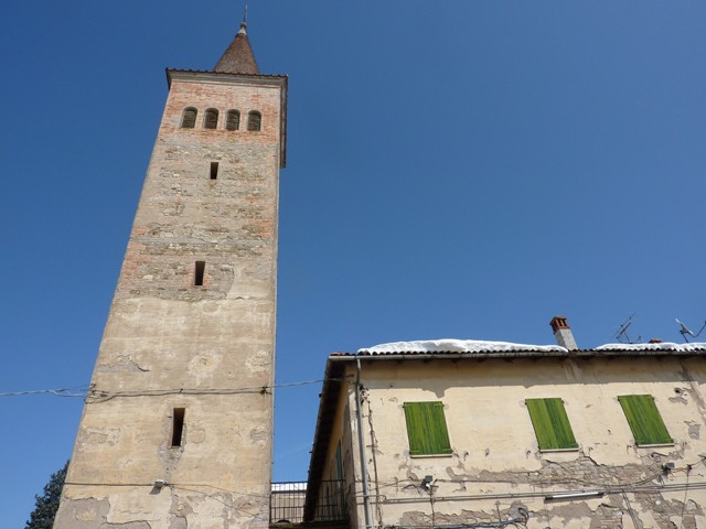 Il campanile della chiesa di San Donato a Ponzano