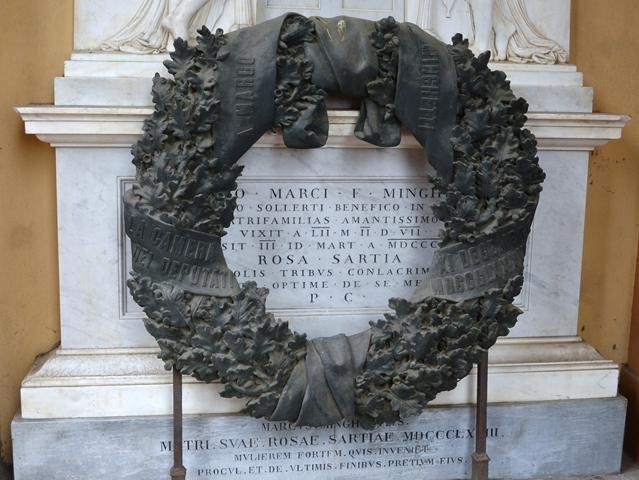 Monumento funerario di Marco Minghetti - Cimitero della Certosa (BO)