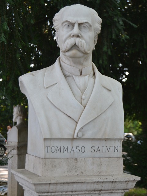 Busto di Tommaso Salvini - Passeggiata del Gianicolo (Roma)