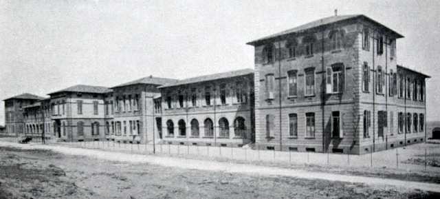 Ospizio Marino Provinciale Bolognese in Rimini - Veduta della facciata del fabbricato principale - Lato terra - (segnalata da: L. Lucchi)