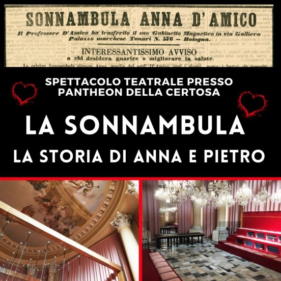 copertina di La Sonnambula. La Storia di Anna e Pietro
