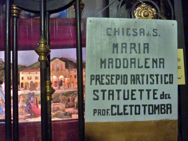 Presepio di Cleto Tomba nella chiesa di S.M. Maddalena (BO)