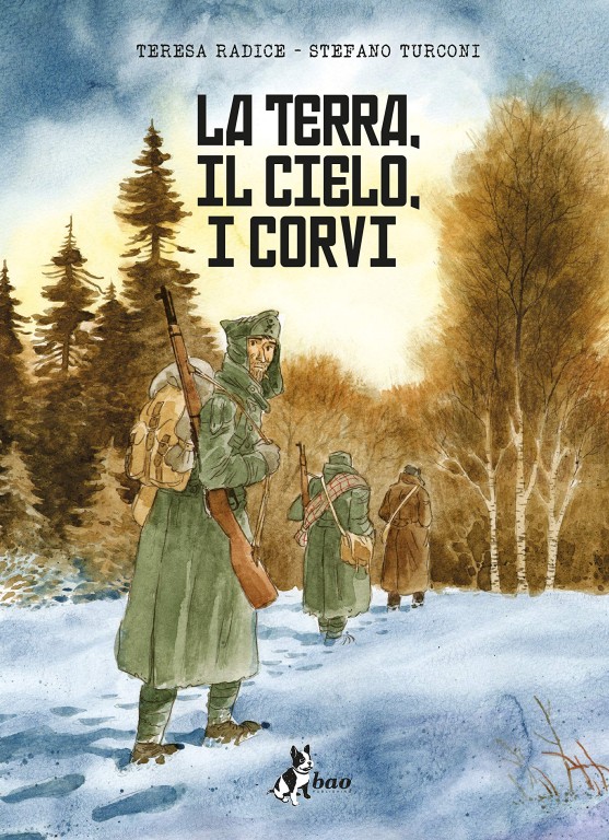 copertina di Teresa Radice, La terra, il cielo, i corvi, Milano, BAO, 2020