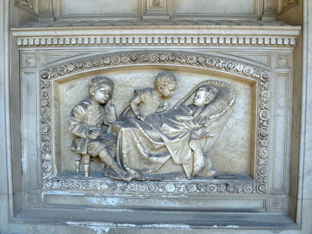 Tomba Minghetti - A. Cipolla, A. Rivalta - Cimitero della Certosa (BO)