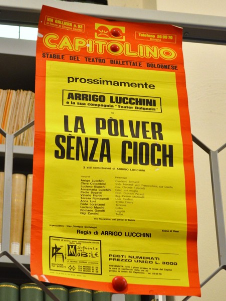 Spettacolo del teatro dialettale al Teatro Capitolino - Compagnia di Arrigo Lucchini - Pubbl. per gentile concessione Annamaria Lucchini