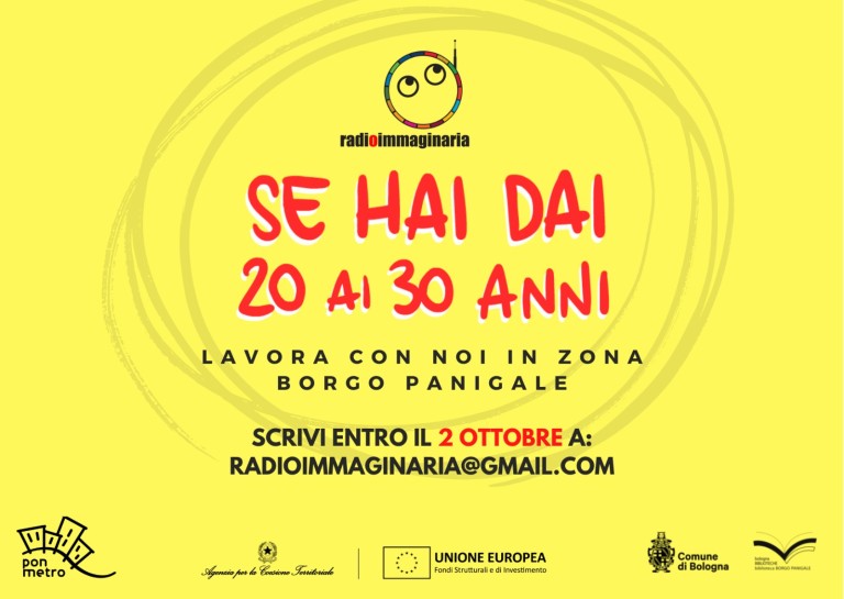 copertina di Radioimmaginaria a Borgo Panigale!