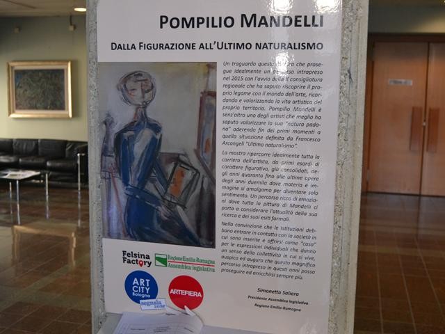 Mostra "Pompilio Mandelli, dalla figurazione all’Ultimo naturalismo" - Regione Emilia-Romagna - sede dell'Assemblea Legislativa - Bologna - 2020