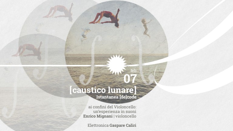 copertina di Caustico Lunare | Ai confini del Violoncello | Enrico Mignani live