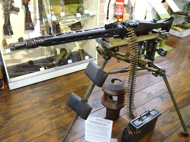 Mitragliatrice tedesca MG42 - La "sega di Hitler" - Iola di Montese (MO) - Museo Memorie d'Italia - Linea Gotica