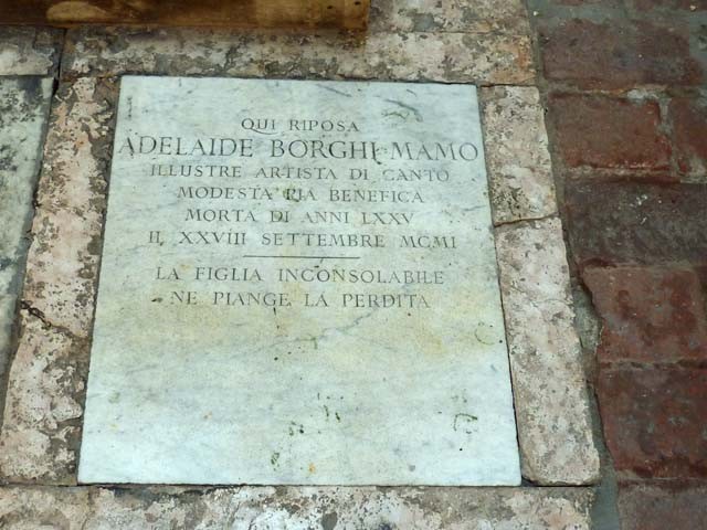 Tomba di Adelaide Borghi Mamo - Cimitero della Certosa (BO)