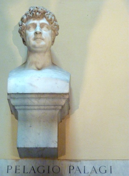 Monumento a Palagio Pelagi presso il museo civico archeologico di Bologna
