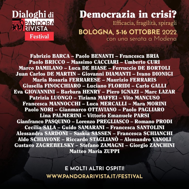 cover of Dialoghi di Pandora Rivista – Festival 2022 