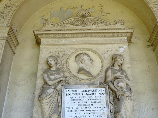 Tomba Beccadelli Grimaldi - G. De Maria - Cimitero della Certosa (BO)