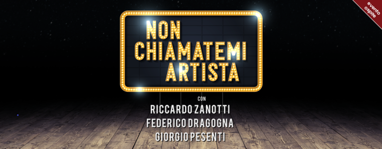 copertina di Non chiamatemi artista