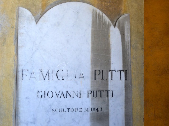 Tomba di Giovanni Putti - Cimitero della Certosa (BO)