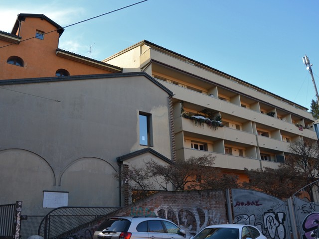Resti del palazzo che fu sede del quotidiano "L'Avvenire d'Italia" - via Mentana (BO)