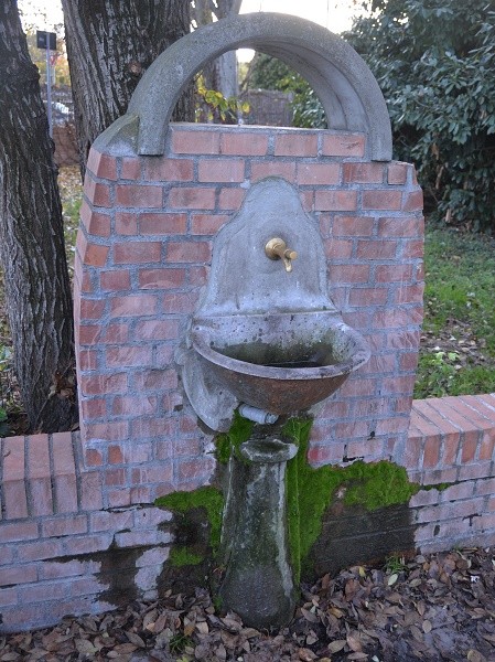 Lungo Navile - Fontana nel parco di Villa Angeletti (BO)