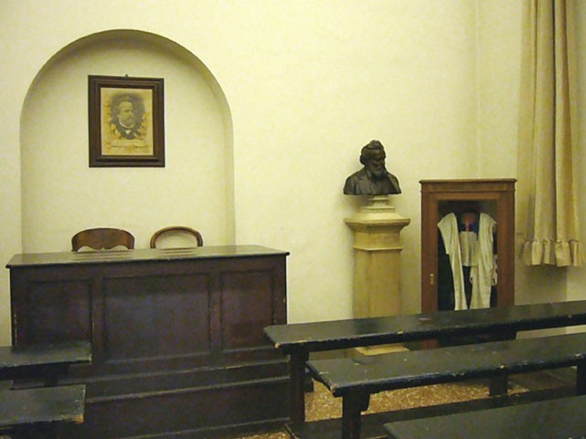 L'aula Carducci nell'Università di Bologna