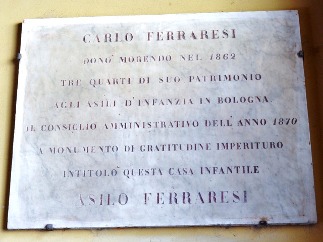 Asilo Ferraresi - via del Pratello (BO)