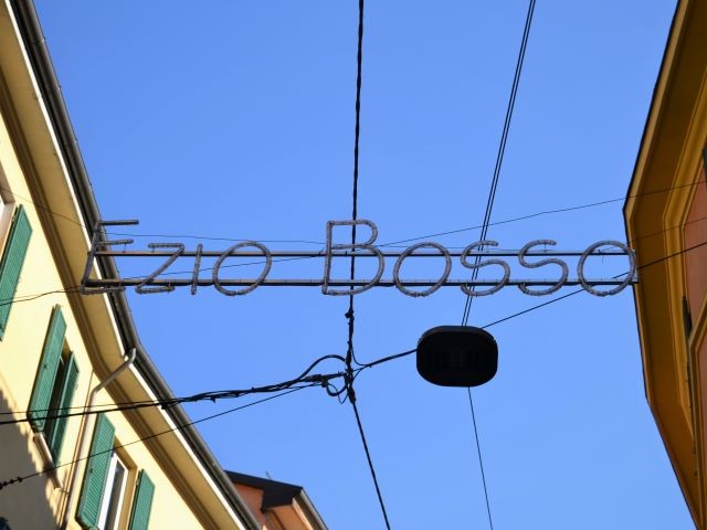 Luminaria per Enzo Bosso - Fondazione Rusconi - via Petroni (BO) - 2020