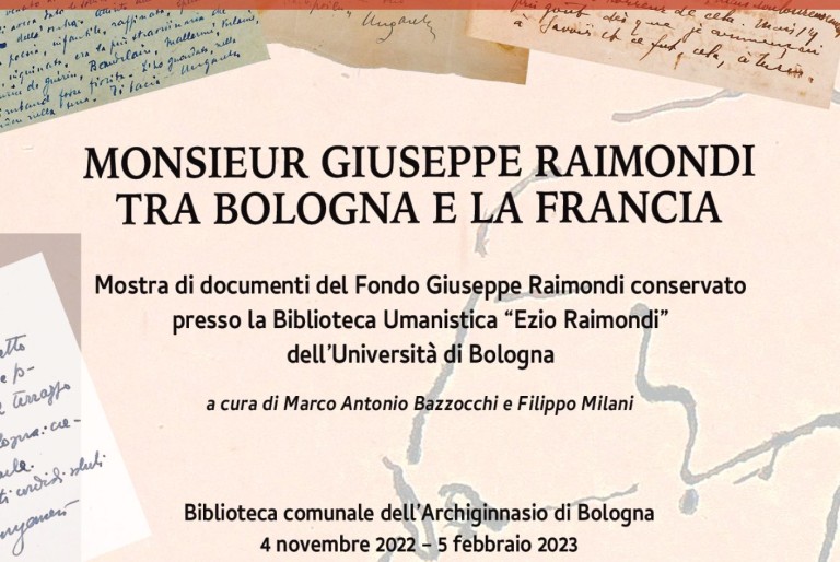 copertina di Monsieur Giuseppe Raimondi tra Bologna e la Francia