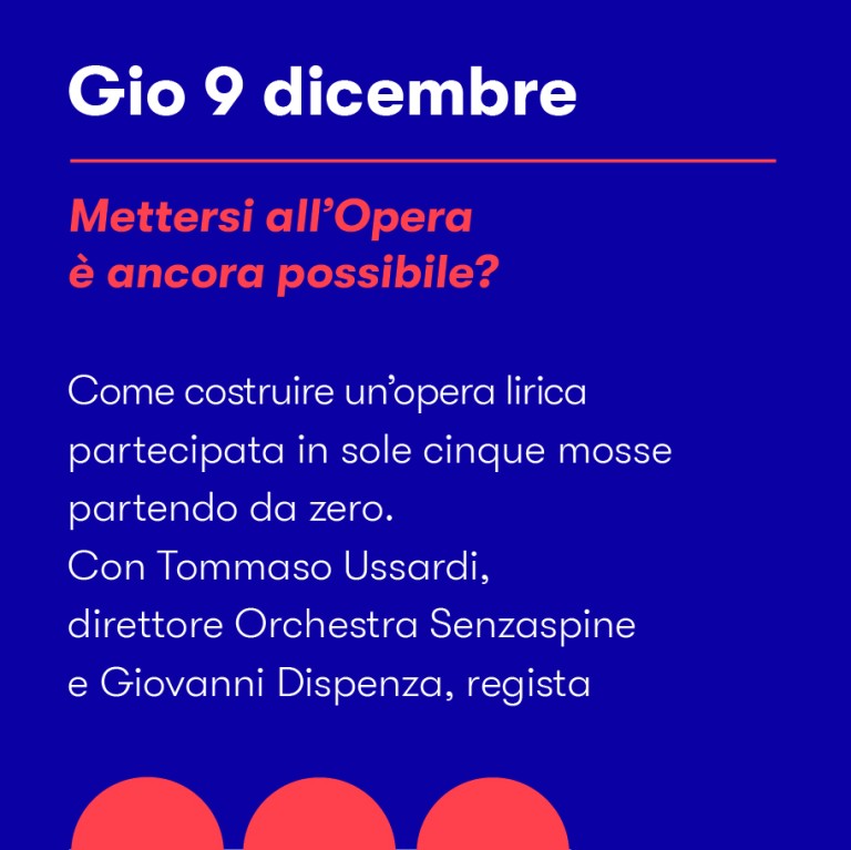 copertina di Mettersi all’Opera è ancora possibile?