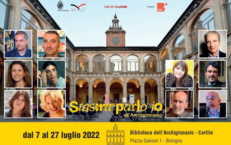 copertina di Stasera parlo io all'Archiginnasio