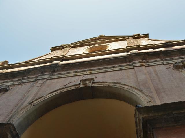 Chiesa del Buon Pastore - particolare della facciata